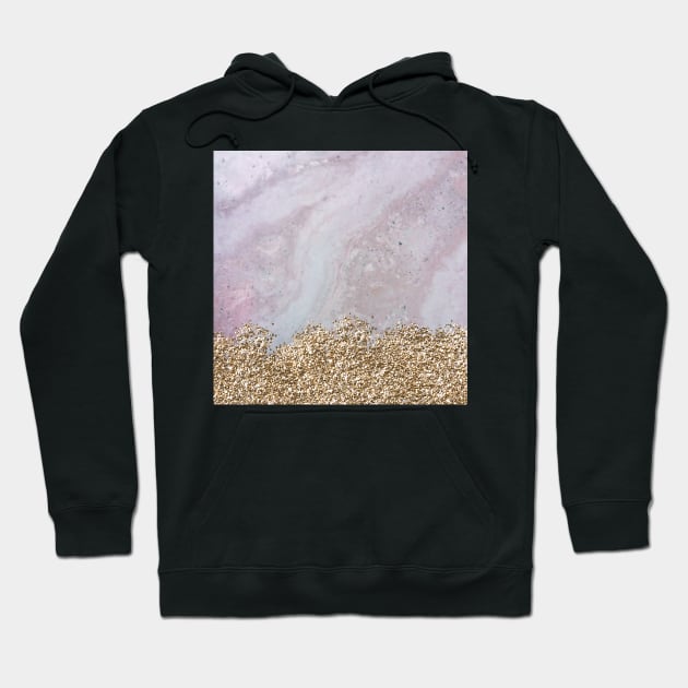 Marble gold rush IV Hoodie by marbleco